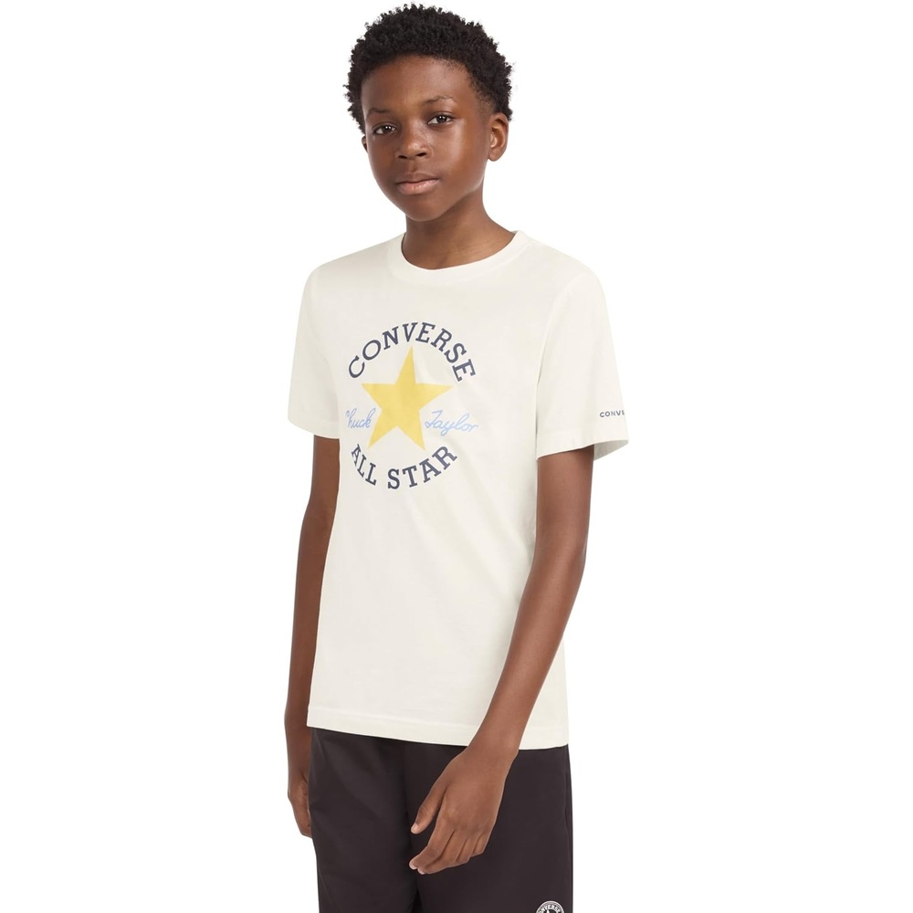 image:imageConverse Boys Chuck Patch Graphic TShirtEgretYellow