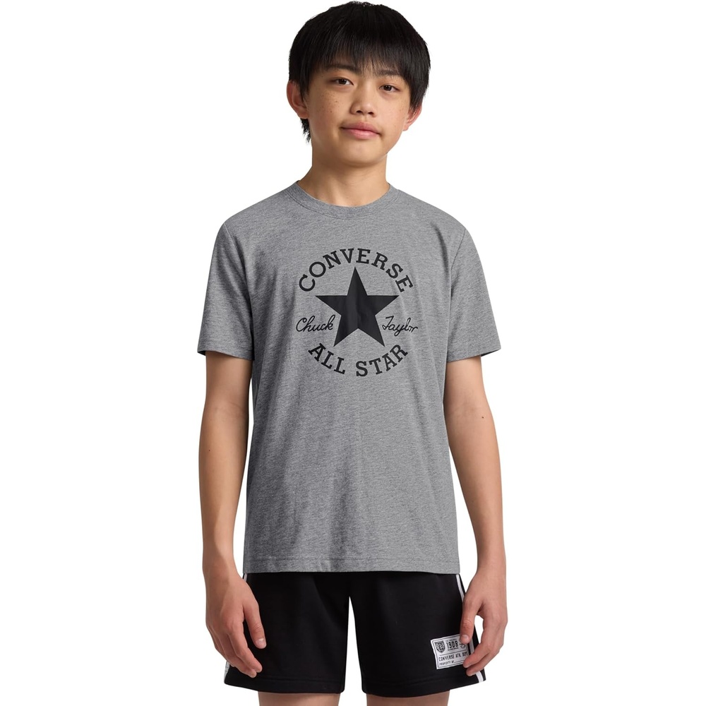 image:imageConverse Boys Chuck Patch Graphic TShirtSharkskin Heather