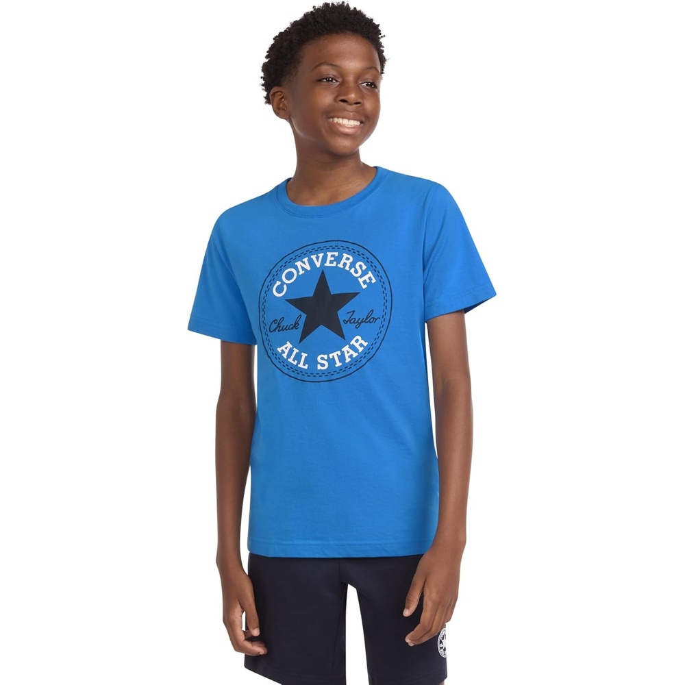 image:imageConverse Boys Classic Chuck Patch Graphic TShirtBlue Hero