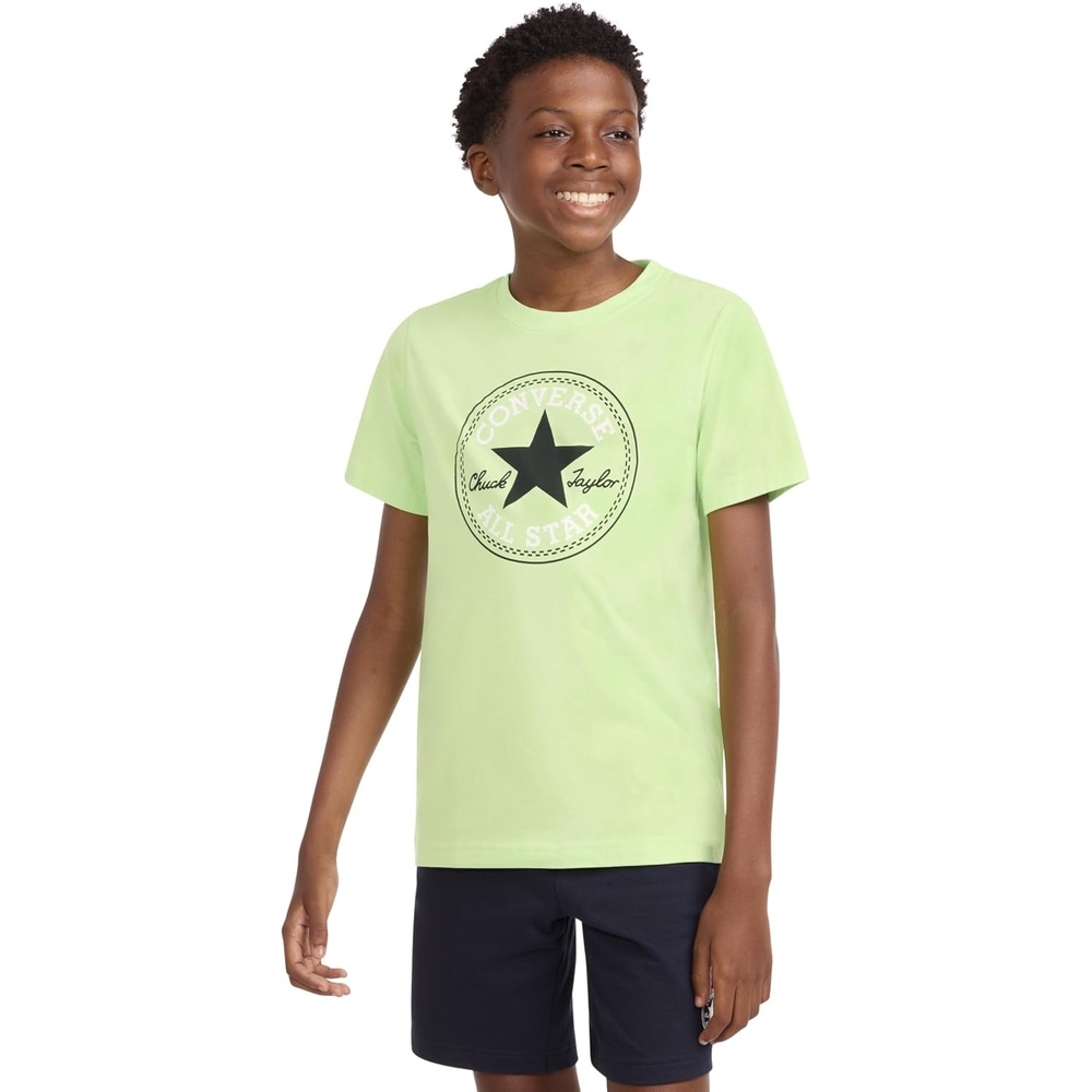 image:imageConverse Boys Classic Chuck Patch Graphic TShirtLime Rave