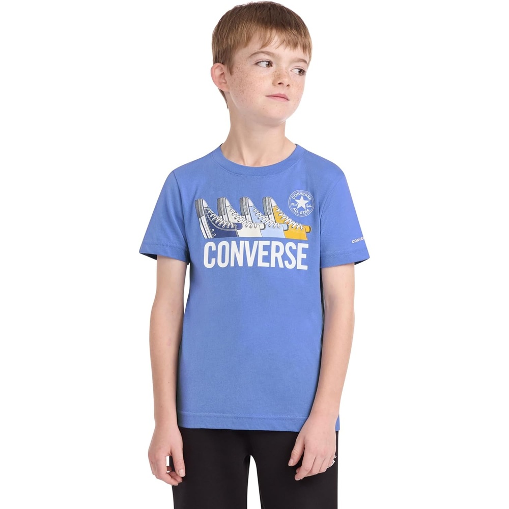 image:imageConverse Boys Sneaker Graphic TShirtOpen SkyQuadruple