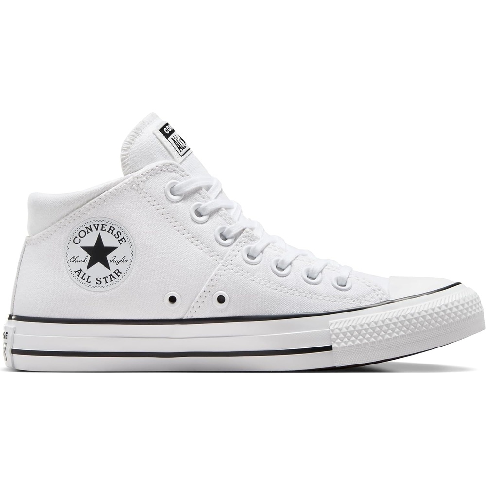 image:imageConverse Chuck Taylor All Star Madison Mid TopWhiteBlackWhite