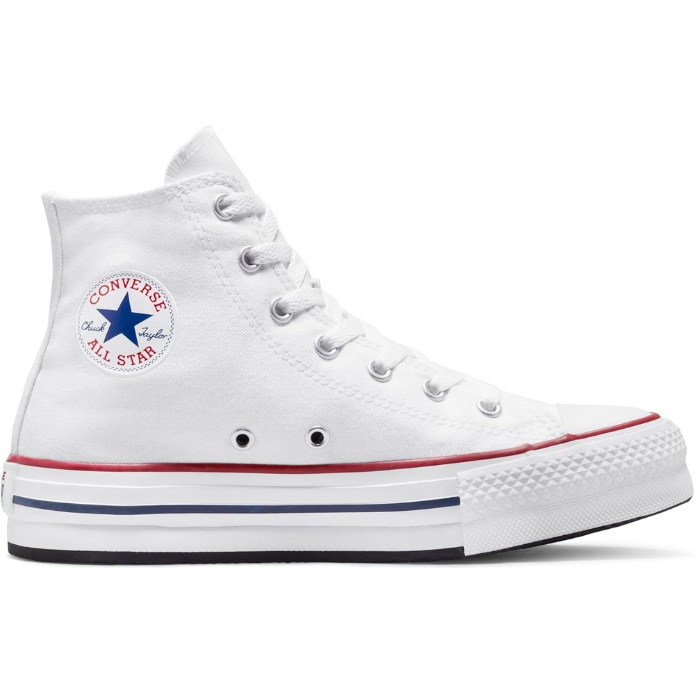 image:imageConverse Girls Chuck Taylor All Star Eva Lift High TopOptical White