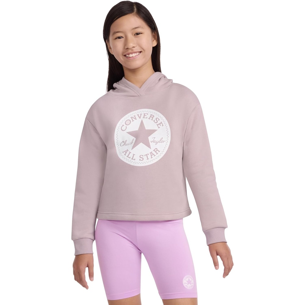 image:imageConverse Girls Classic Chuck Patch Graphic Pullover HoodiePhantom Violet