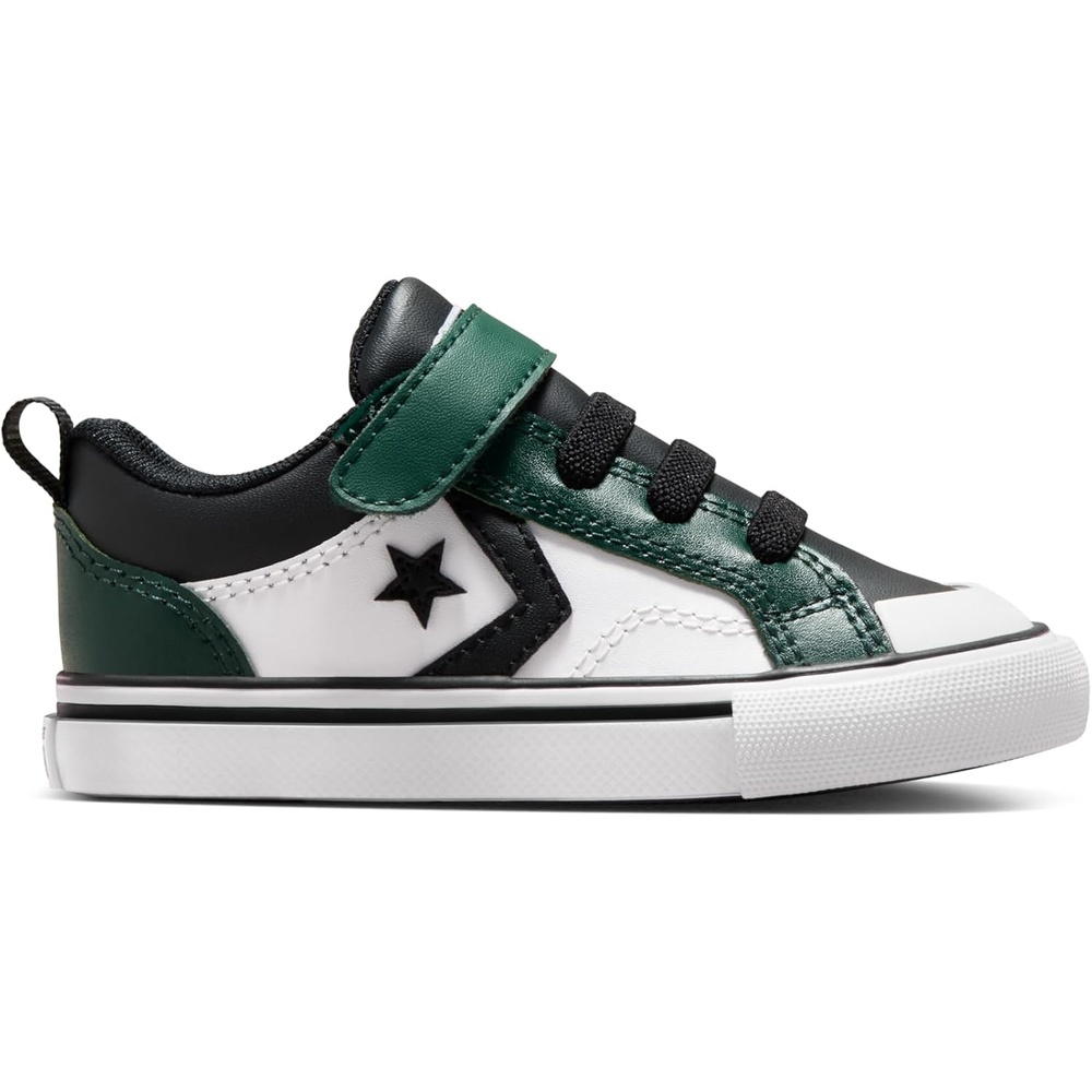 image:imageConverse Kids Pro Blaze EasyOn Low Top SneakerGreen EnvyBlackWhite