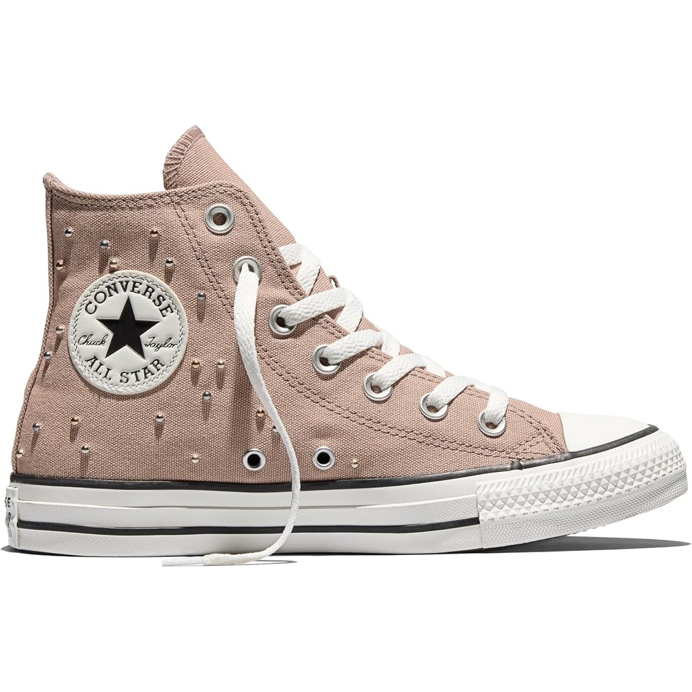 image:imageConverse Unisex Adult Chuck Taylor All Star Mini Studs High Top SneakerDried EarthVintage White