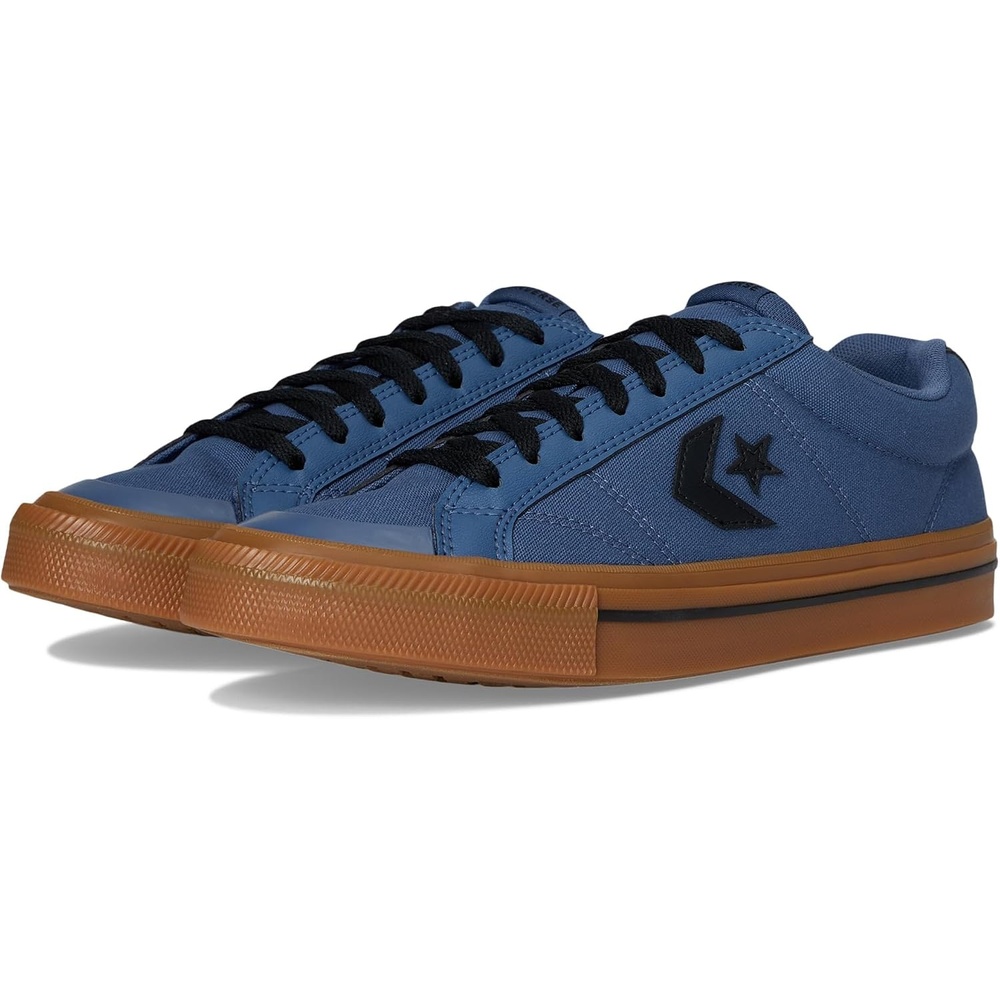 image:imageConverse Unisex Adult Sport Casual Low Top SneakerSlacker BlueBlackGum Honey