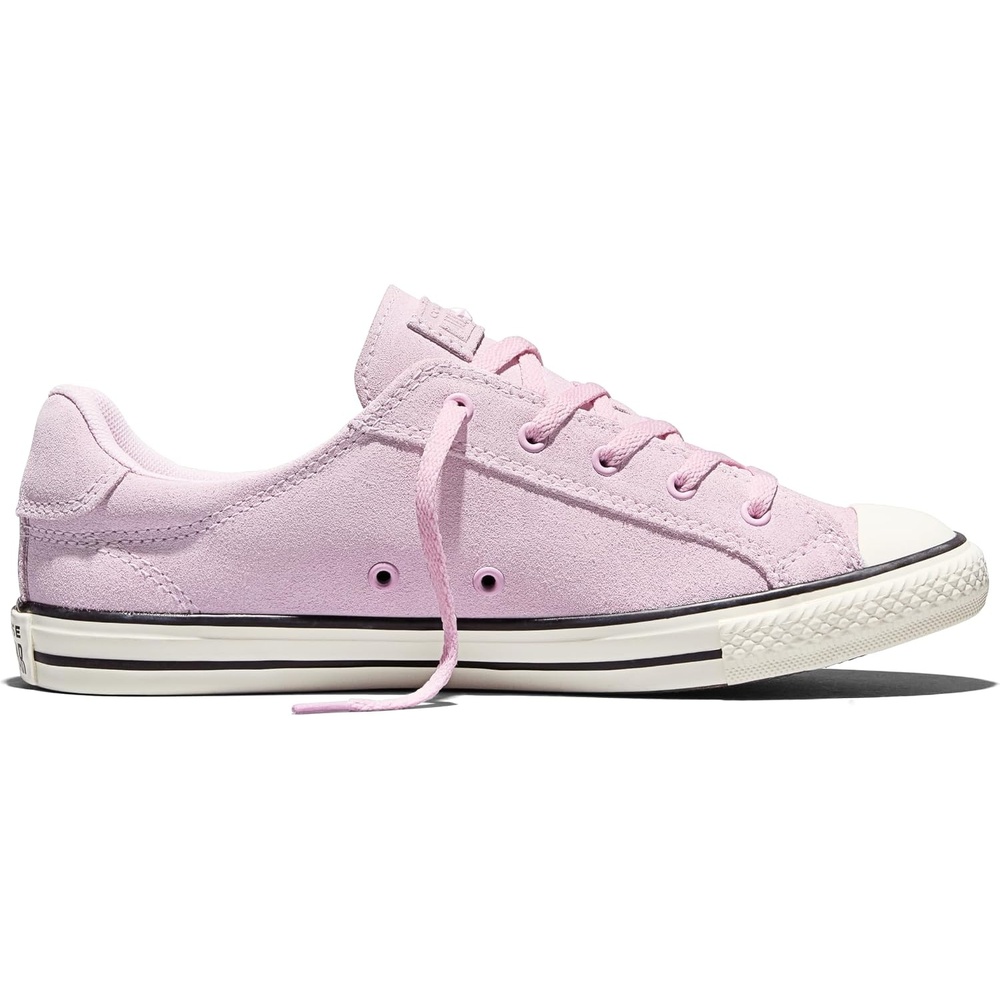 image:imageConverse Womens Chuck Taylor All Star Dainty Lucky Tonal Suede Low Top SneakerNew Found BloomEgretBlack