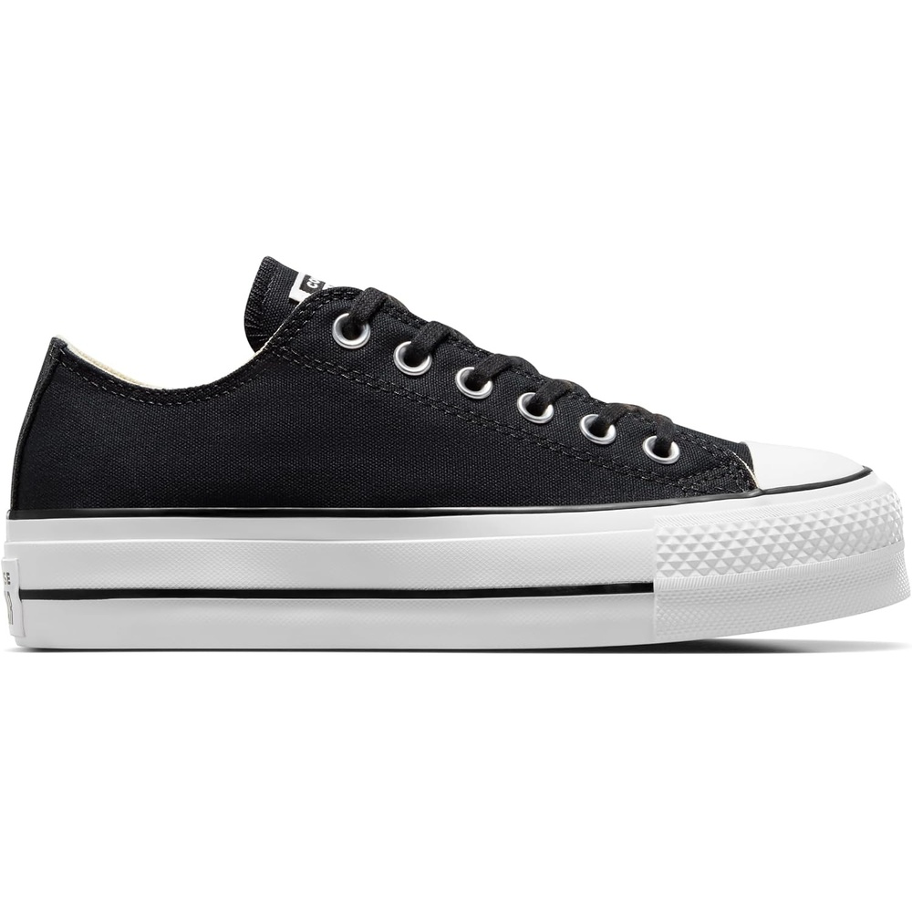 image:imageConverse Womens Chuck Taylor All Star Lift Floral Embroidery Low Top SneakersBlackWhiteWhite