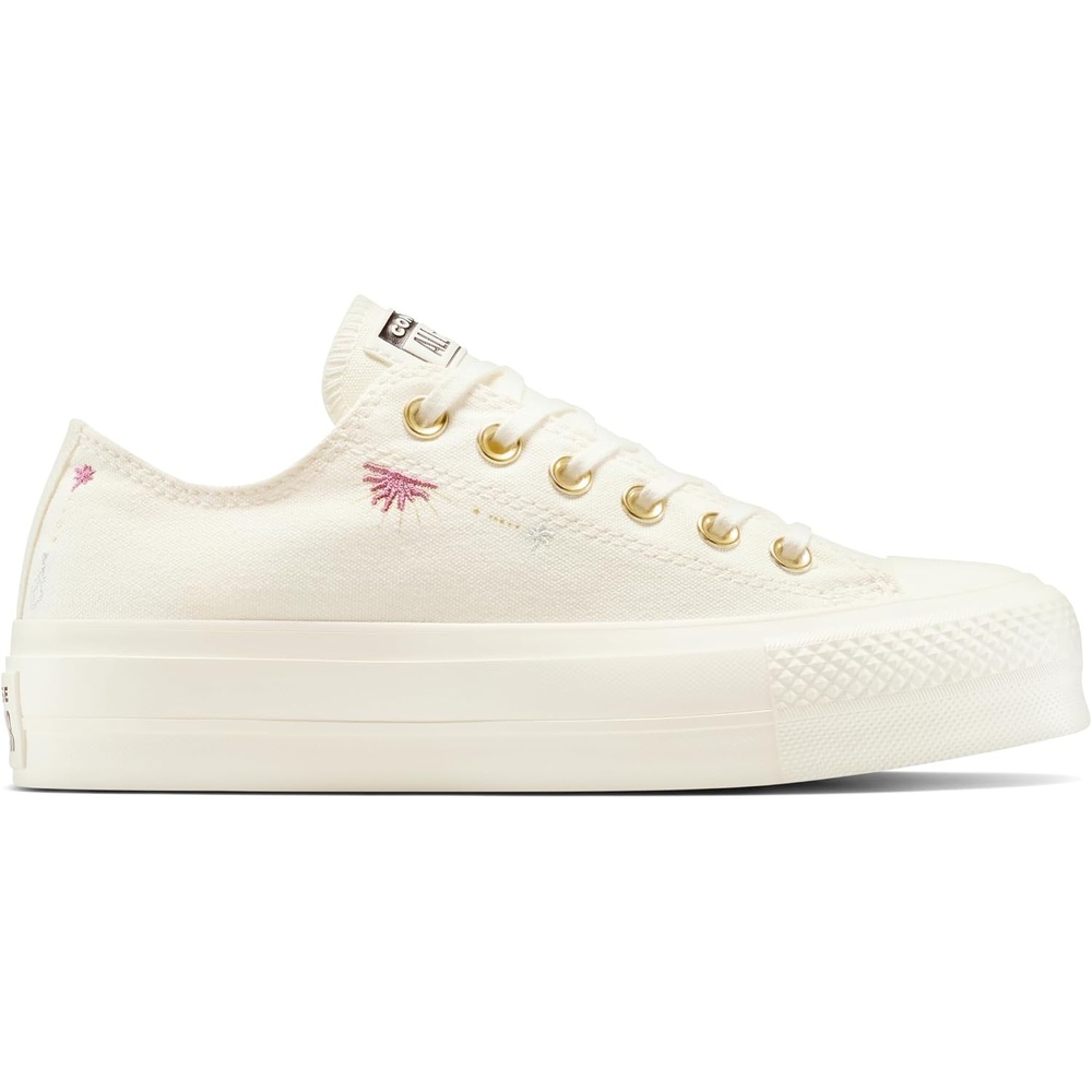 image:imageConverse Womens Chuck Taylor All Star Lift Platform Cosmic Low Top SneakerEgretEgretEgret