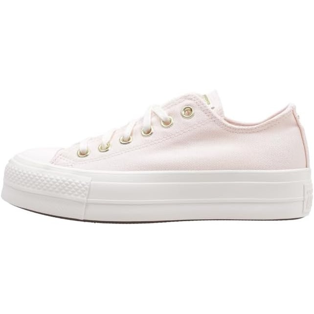 image:imageConverse Womens Chuck Taylor All Star Lift Platform Cosmic Low Top SneakerPale PetalEgretGold