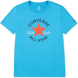Converse Boys’ Chuck Patch Graphic T-Shirt(Gnarly Blue)