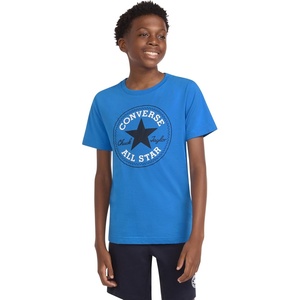 Converse Boys’ Classic Chuck Patch Graphic T-Shirt(Blue Hero)