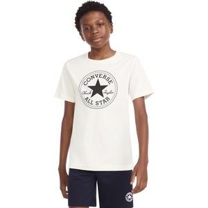 Converse Boys’ Classic Chuck Patch Graphic T-Shirt(Egret)