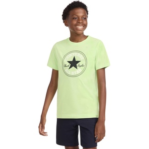Converse Boys’ Classic Chuck Patch Graphic T-Shirt(Lime Rave)