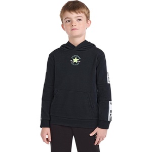 Converse Boys’ French Terry Pullover Hoodie(Black)