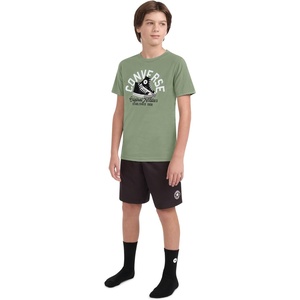 Converse Boys’ Graphic T-Shirt and Sock 2-Piece Set(Foothill Green/Sneaker)
