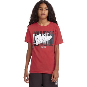 Converse Boys’ Sneaker Graphic T-Shirt(Red/Single)