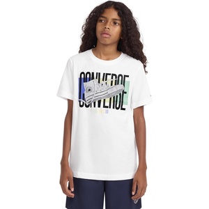 Converse Boys’ Sneaker Graphic T-Shirt(White/Single)