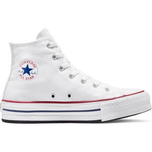 Converse Girls’ Chuck Taylor All Star Eva Lift High Top(Optical White)