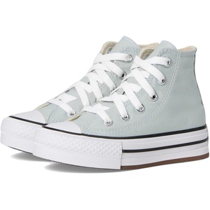 Converse Girls’ Chuck Taylor All Star Eva Lift High Top(Rainwashed Grey/White)