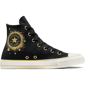 Converse Girls’ Chuck Taylor All Star Gold Metallic High Top Sneaker