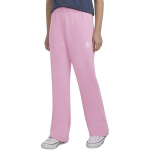 Converse Girls’ Fleece Wide Leg Pants(Lotus Pink)