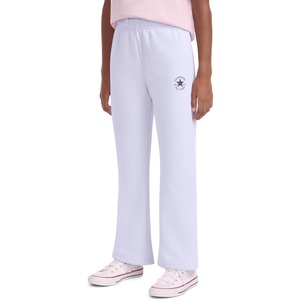 Converse Girls’ Fleece Wide Leg Pants(Vapor Violet)