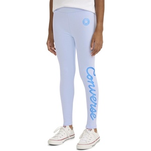 Converse Girls’ High Rise Leggings(Blue Heron)