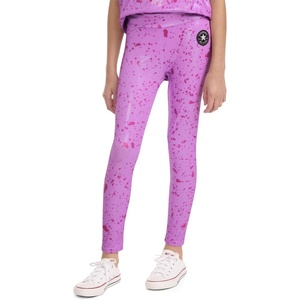 Converse Girls’ Shine High Rise Leggings(Beyond Pink)