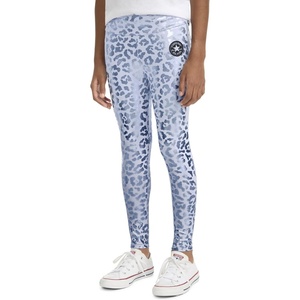 Converse Girls’ Shine High Rise Leggings(Blue Heron)