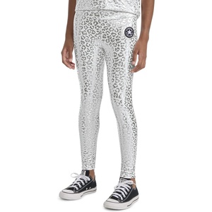 Converse Girls’ Shine High Rise Leggings(White)