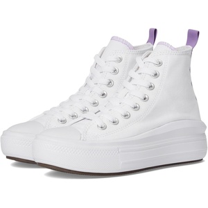 Converse Kids’ Chuck Taylor All Star Move Platform High Top Sneaker(White/Pixel Purple/White)