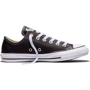 Converse Unisex Adult Chuck Taylor All Star Leather Low Top Sneaker(Black)