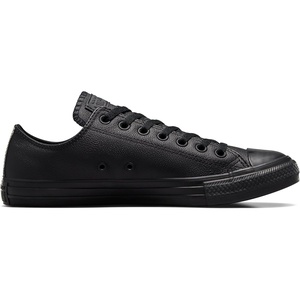 Converse Unisex Adult Chuck Taylor All Star Leather Low Top Sneaker(Black Mono)