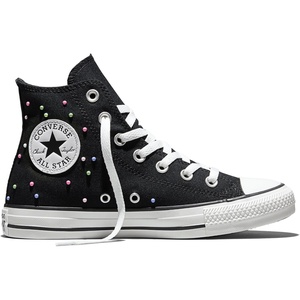 Converse Unisex Adult Chuck Taylor All Star Mini Studs High Top Sneaker(Black/Pink/Very Peri)