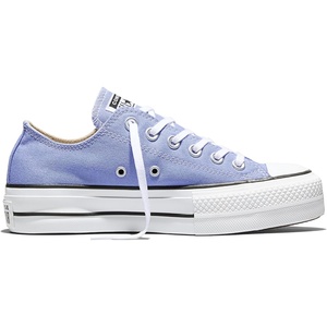 Converse Women’s Chuck Taylor All Star Lift Floral Embroidery Low Top Sneakers(Very Peri/White/Black)