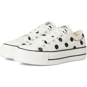 Converse Women’s Chuck Taylor All Star Lift Platform Cosmic Low Top Sneaker(Egret/Black/Days Ahead)