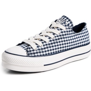 Converse Women’s Chuck Taylor All Star Lift Platform Cosmic Low Top Sneaker(Obsidian/White/Vintage White)