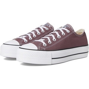 Converse Women’s Chuck Taylor All Star Lift Platform Cosmic Low Top Sneaker(Trail Mixed/Natural Ivory/Black)