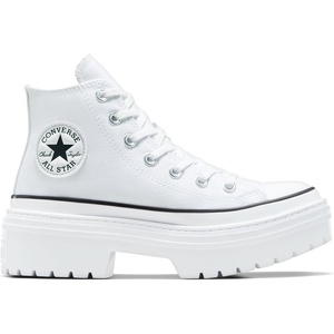 Converse Women’s Chuck Taylor All Star Lugged Heel Platform High Top Sneaker(White/Black/Egret)
