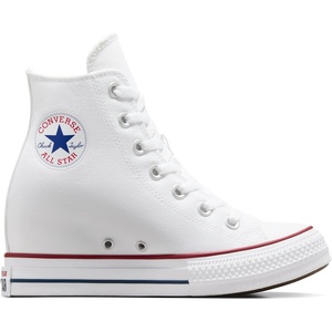 Converse Women’s Chuck Taylor All Star Wedge Platform High Top Sneaker(White/Red/Navy)