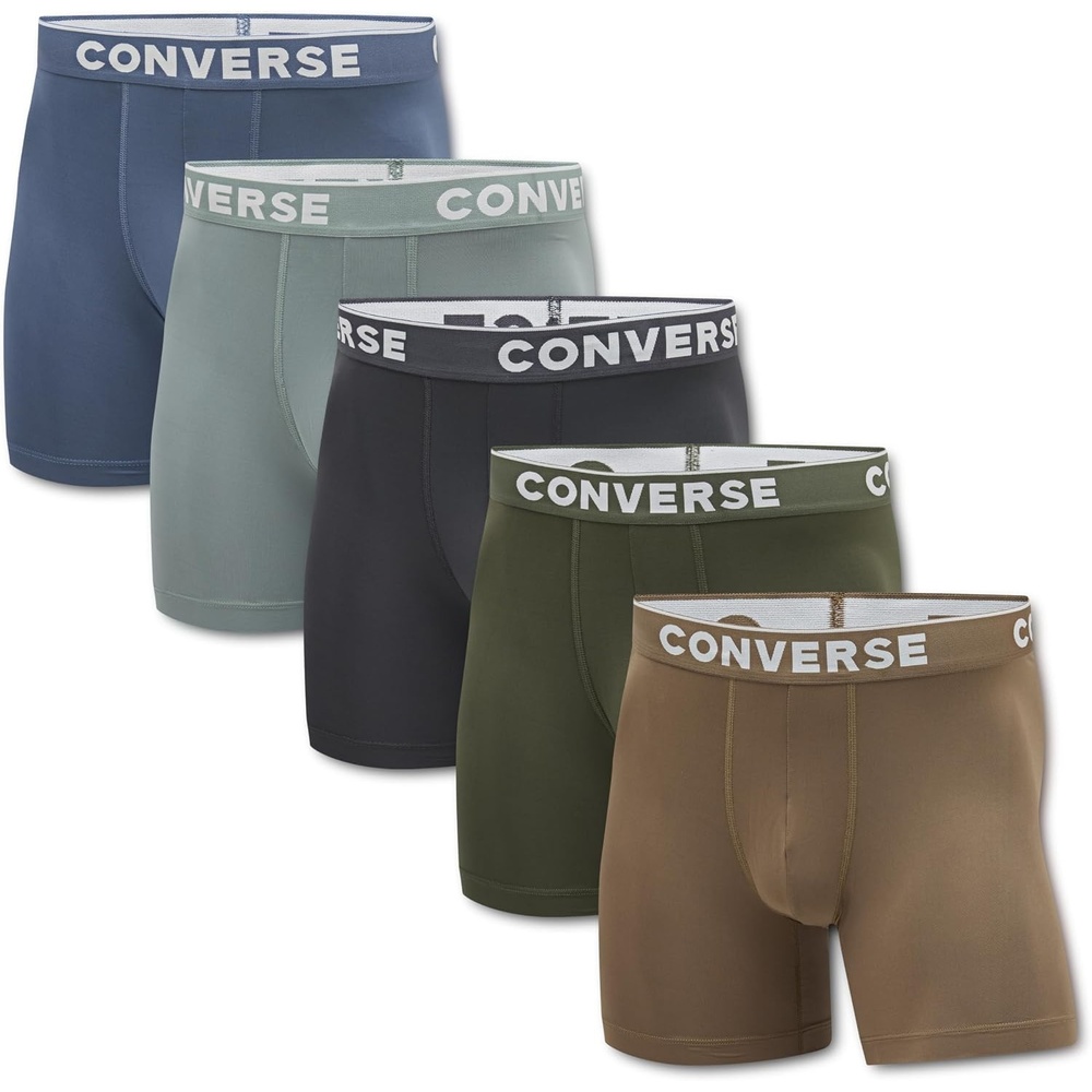 image:imageConverse Mens 5Pack Boxer BriefMushroom Forage