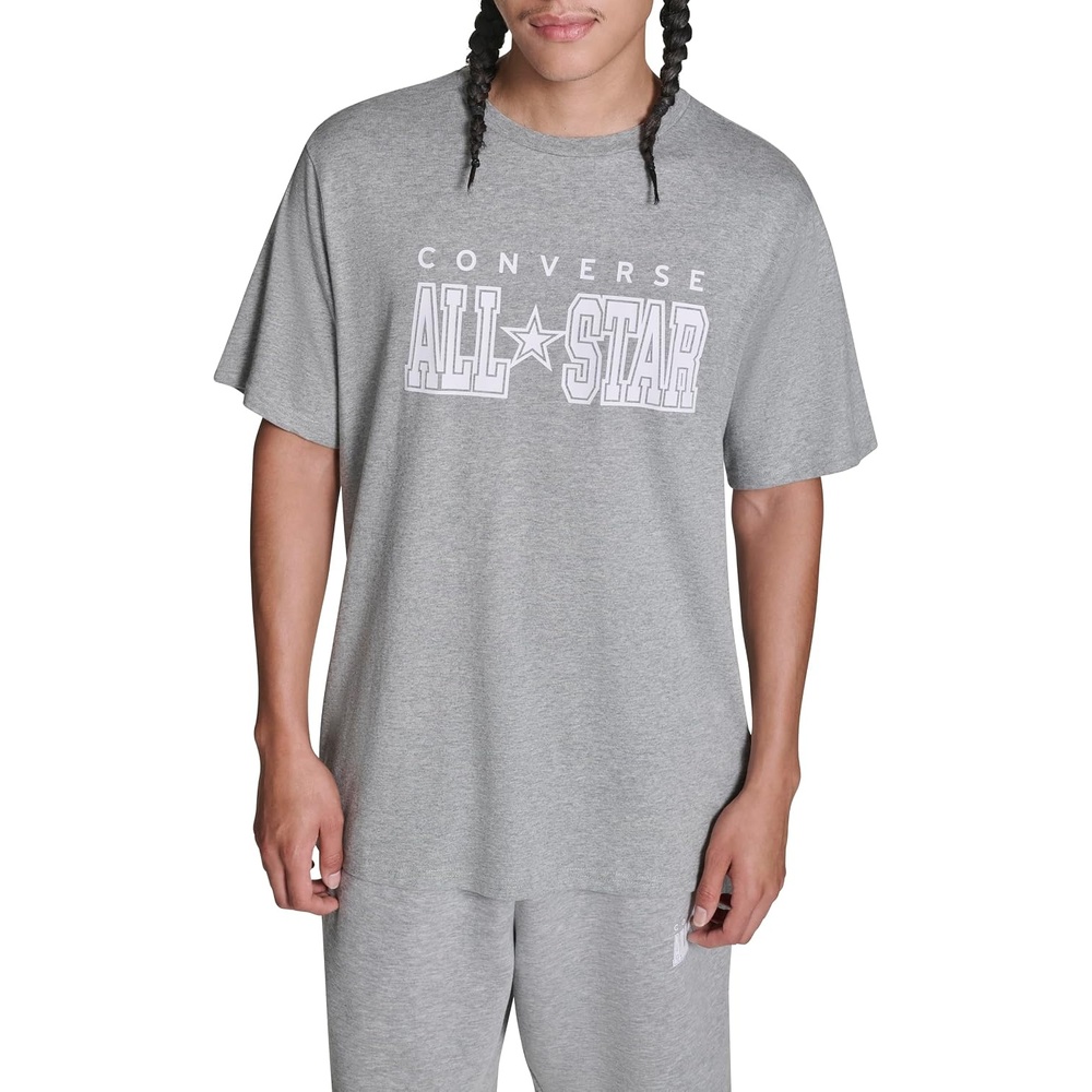 image:imageConverse Mens All Star Cotton TShirtVintage Grey Heather