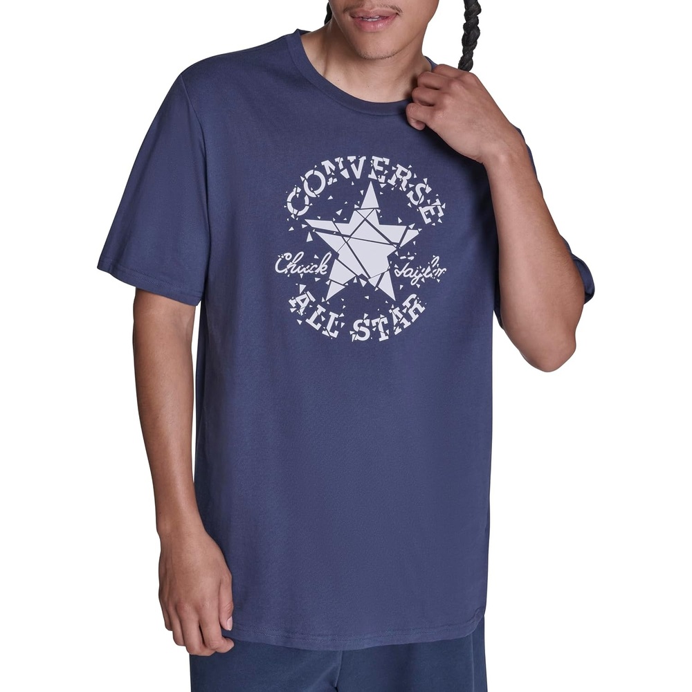 image:imageConverse Mens Broken Glass TShirtNavy