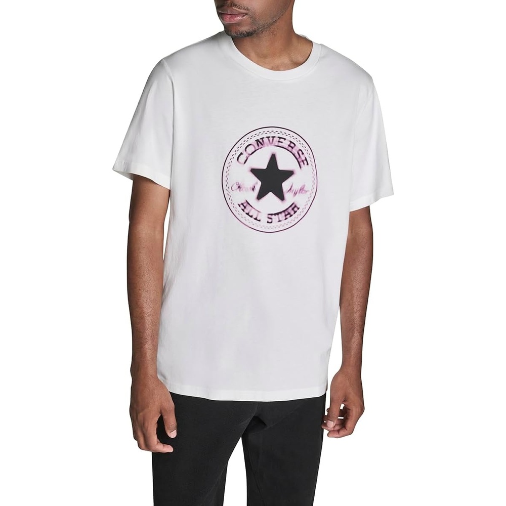 image:imageConverse Mens Chuck Patch TShirtDistorted White