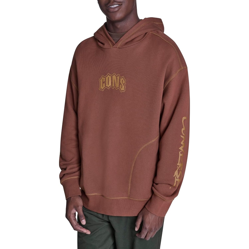 image:imageConverse Mens Cons Fleece Graphic Hoodie SweatshirtUnearthed