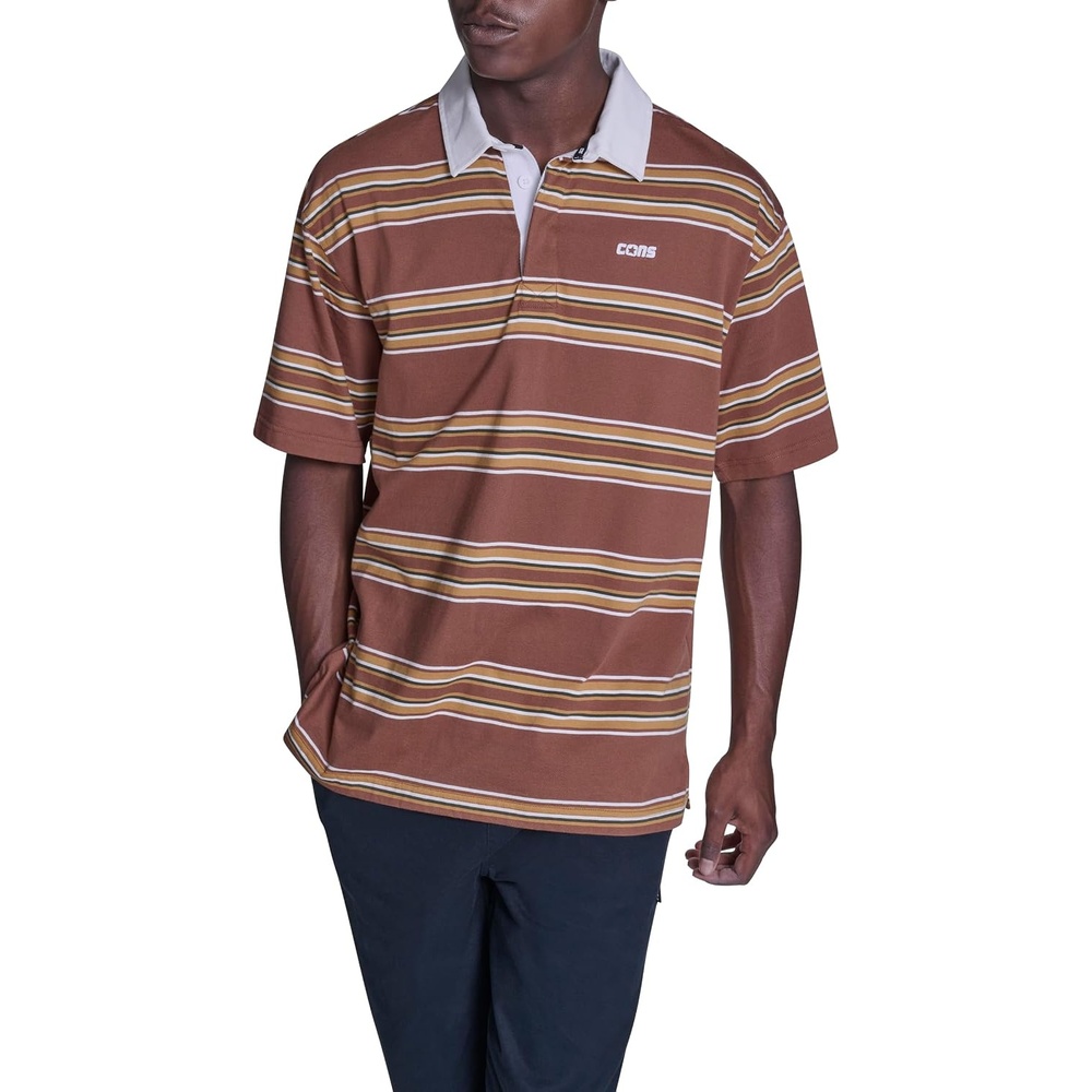 image:imageConverse Mens Cons Stripe PoloUnearthd Multi