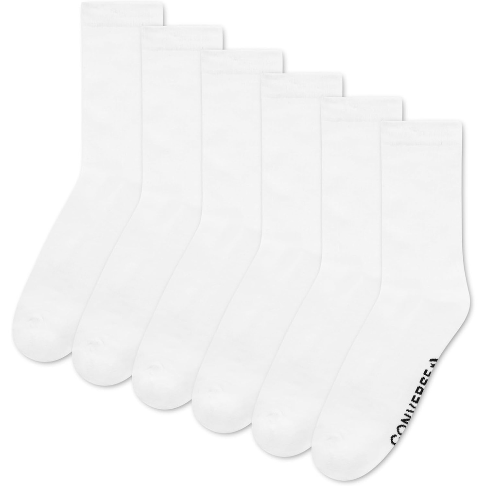 image:imageConverse Mens Crew MultiPack SocksWhite