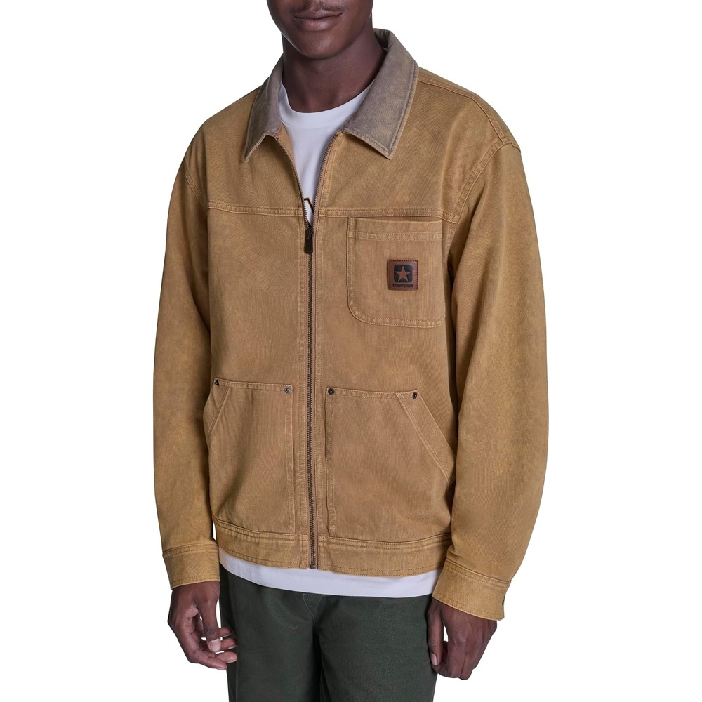image:imageConverse Mens Full Zip Shop JacketHoney
